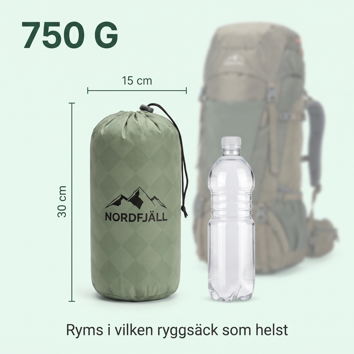 Nordfjäll Ultralätt kompakt luftmadrass PRO